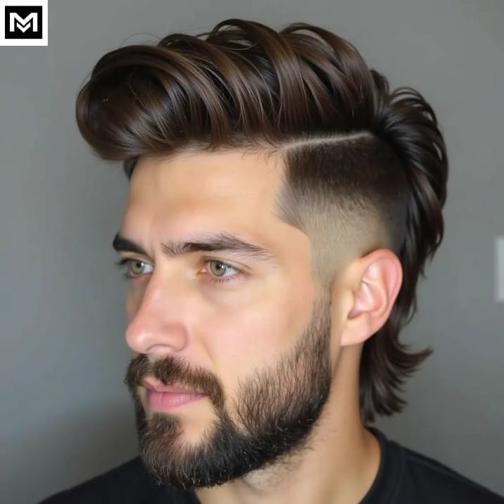 Mid Fade Mullet