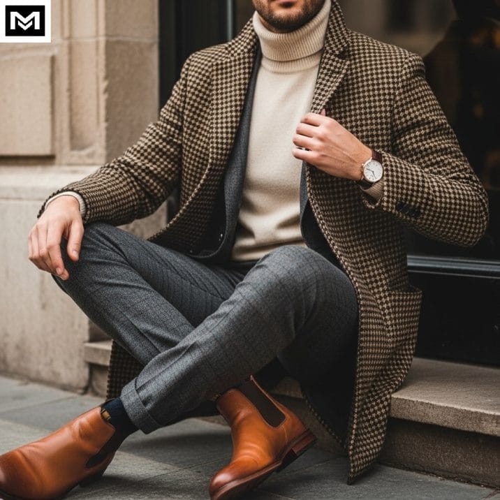 Old money and aesthetic winter outfits for men