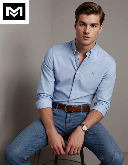 How to dress the preppy style aesthetic? Oxford button down shirts
