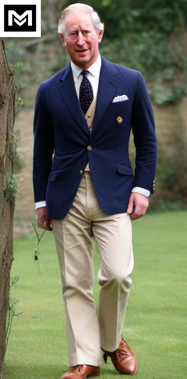 Preppy style influencer: Prince Charles (now King Charles III)