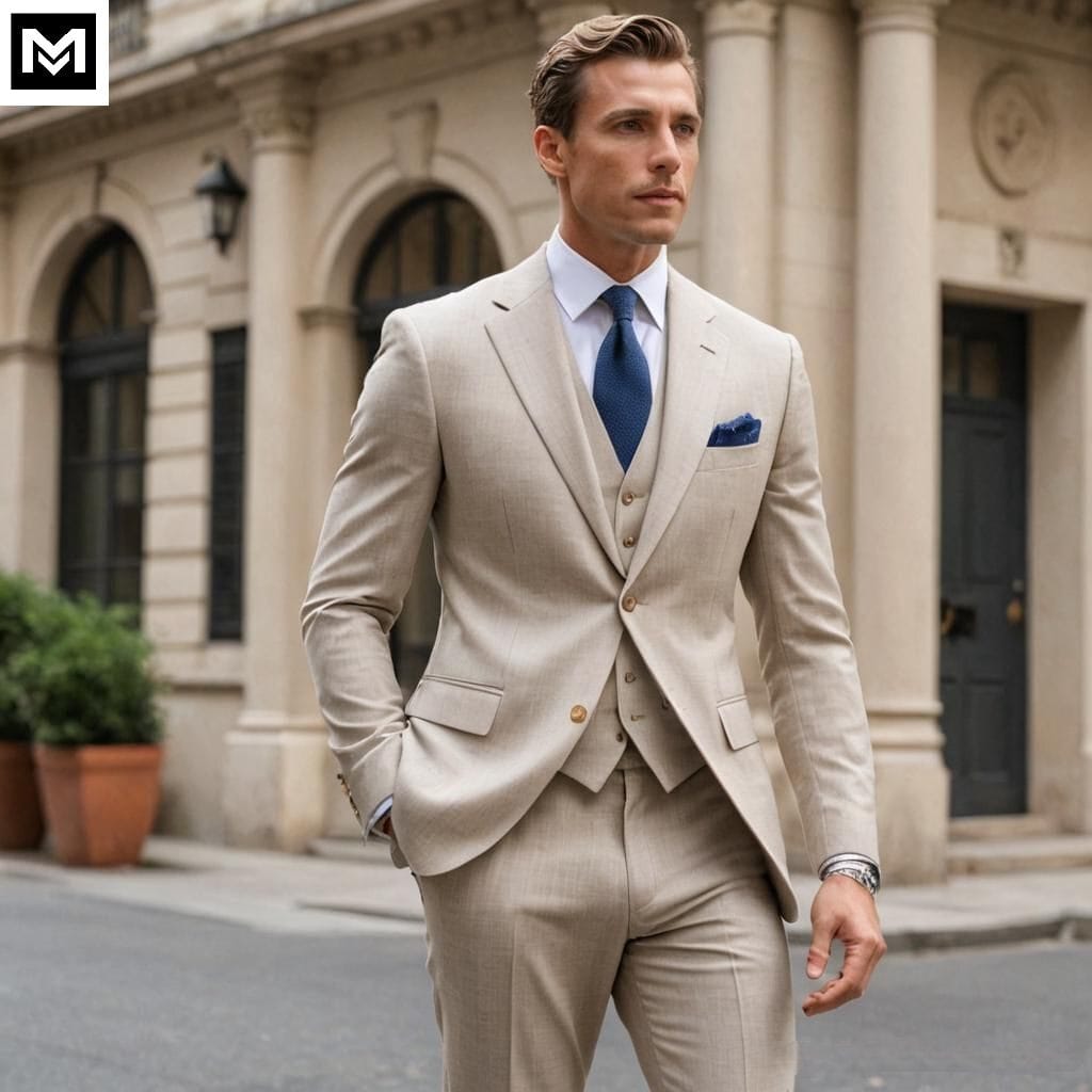 The old money wardrobe essentials:Tailored Suits: The Foundation