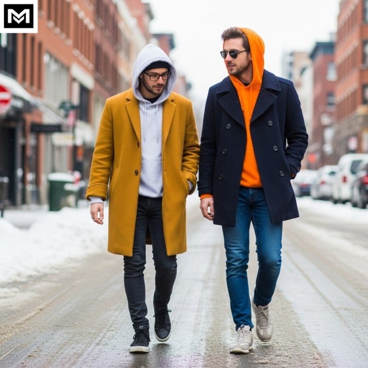 Urban winter street style