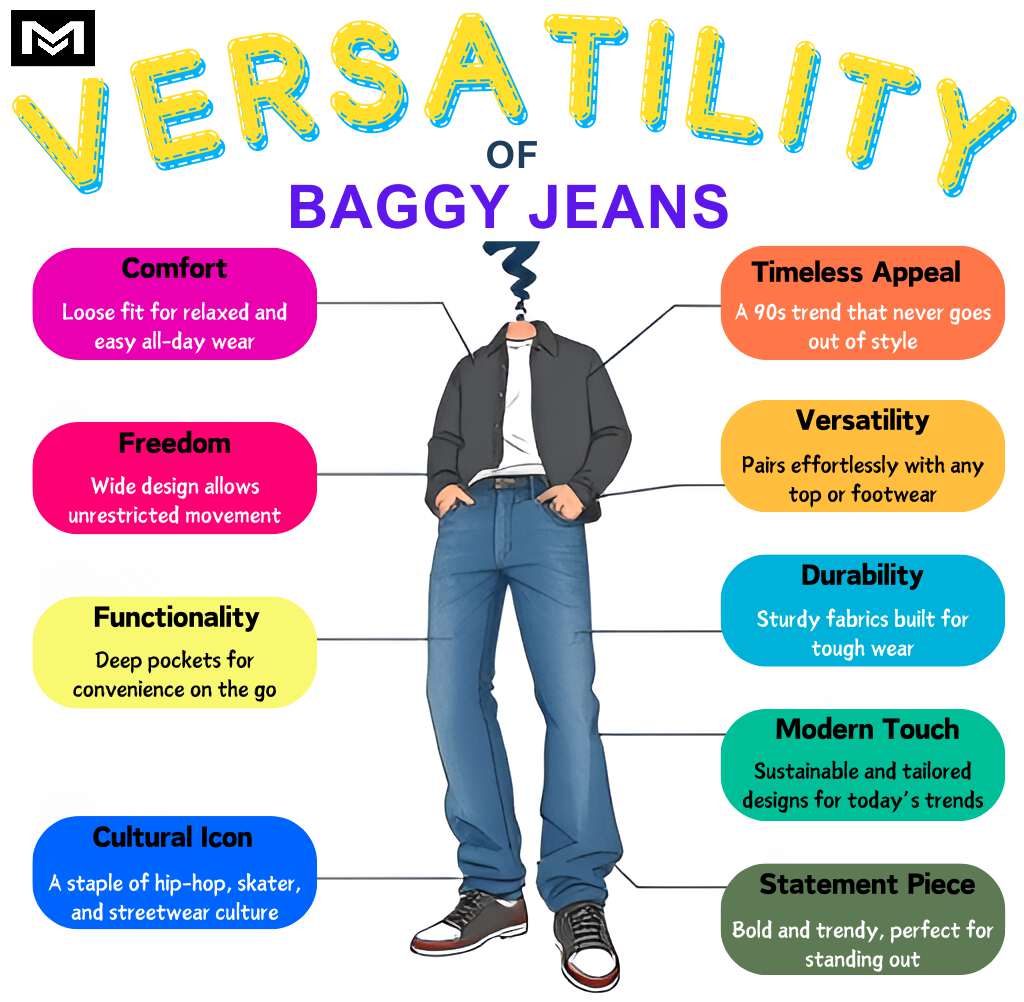 Versatility of Baggy Jeans