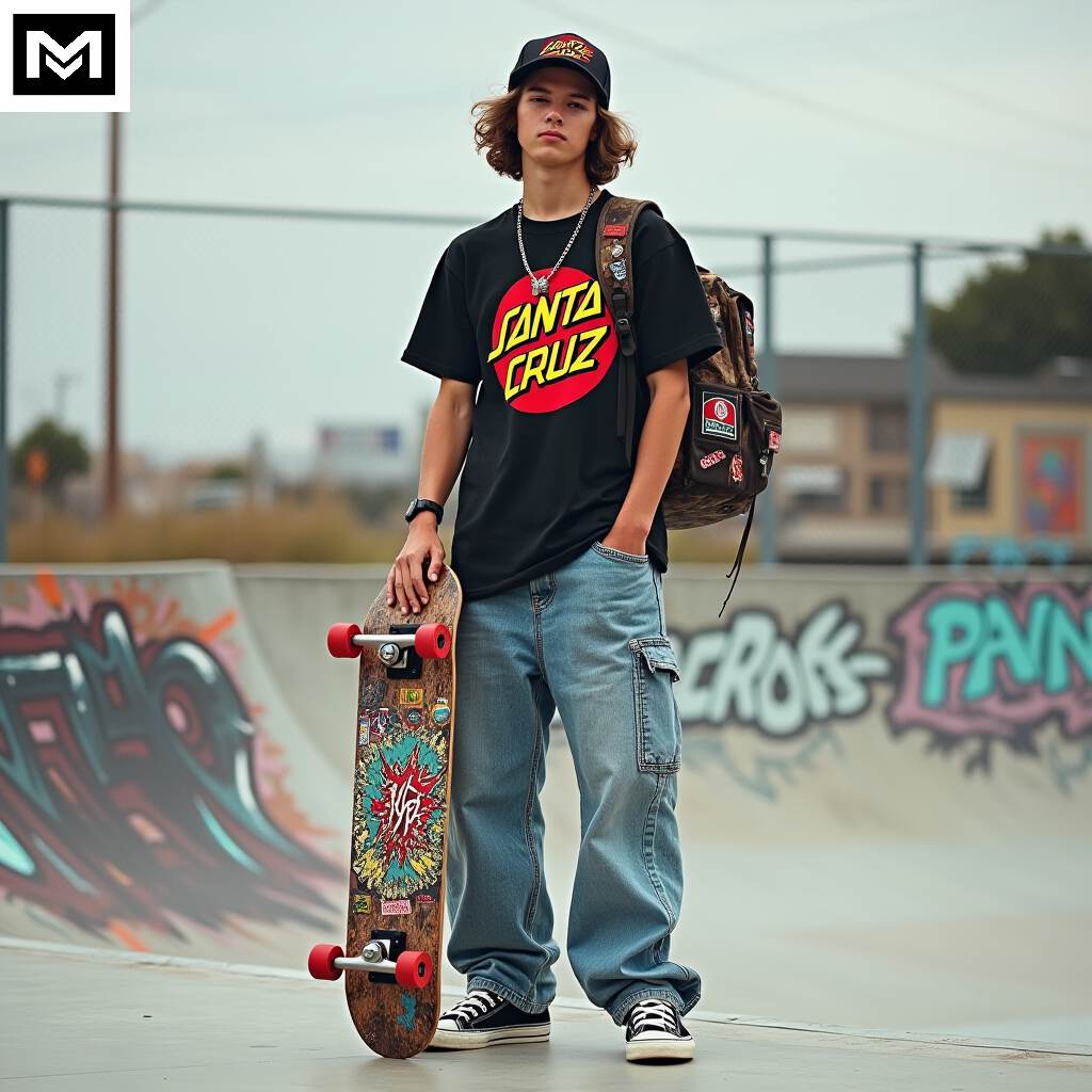 What is a skater boy style?