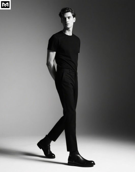 Monochrome ace: Minimalist outfit