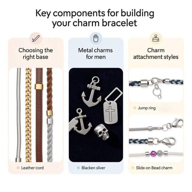 Key components for building your charm bracelet
