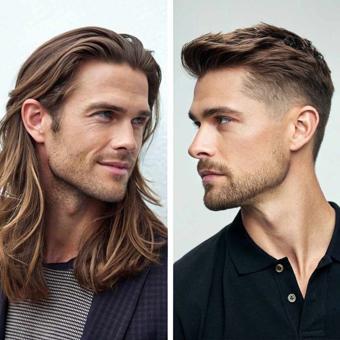 Long vs. short hair? which boosts confidents?