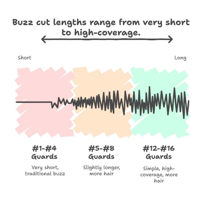 What guard is used for a buzz cut?