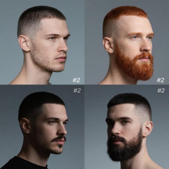 Buzz Cut + Beard + Eyewear: Get the Balance Right