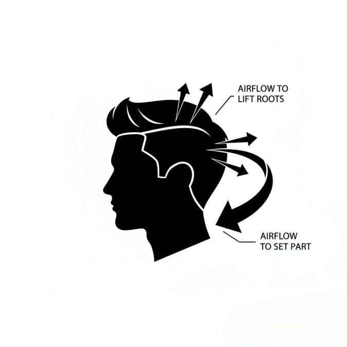 Make it last all day (blow-dry, layering, hairspray)
