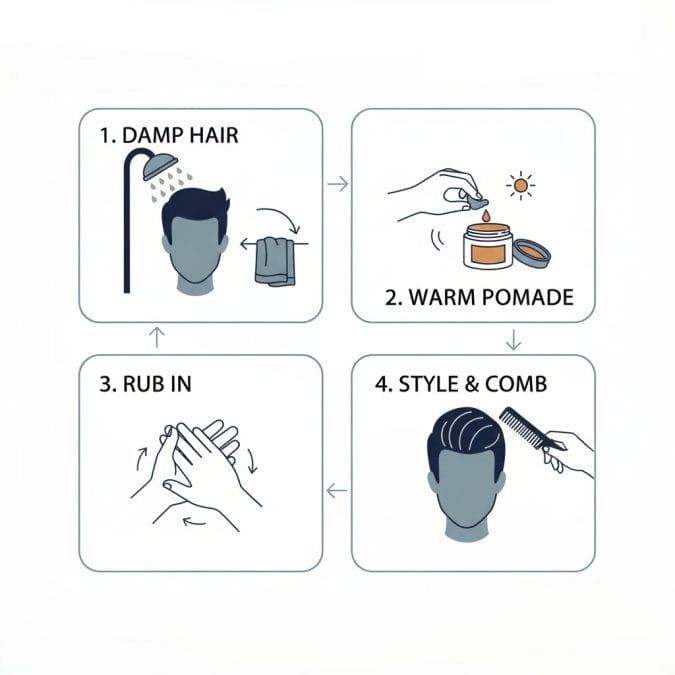 How to apply pomade (and others) like a pro