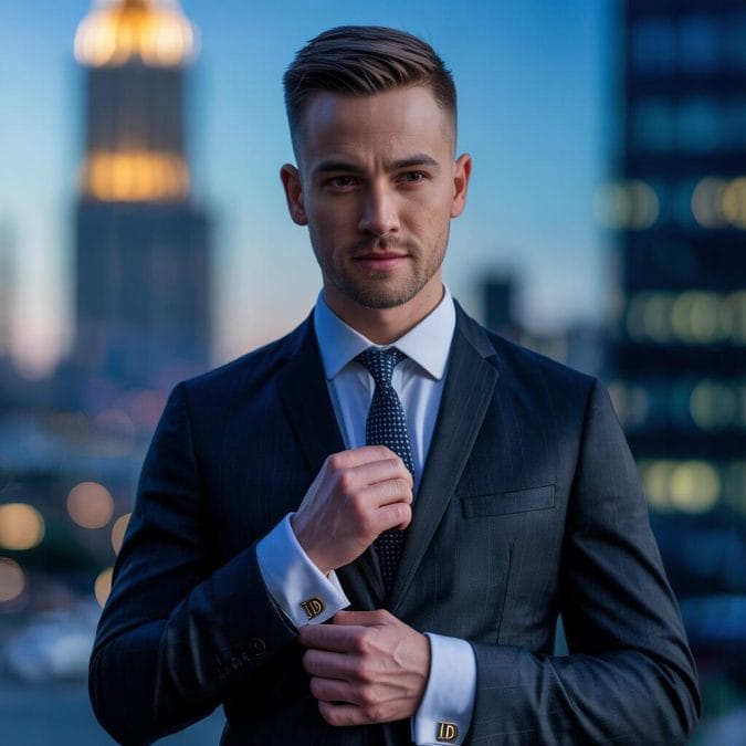 man featuring fade hairstyles