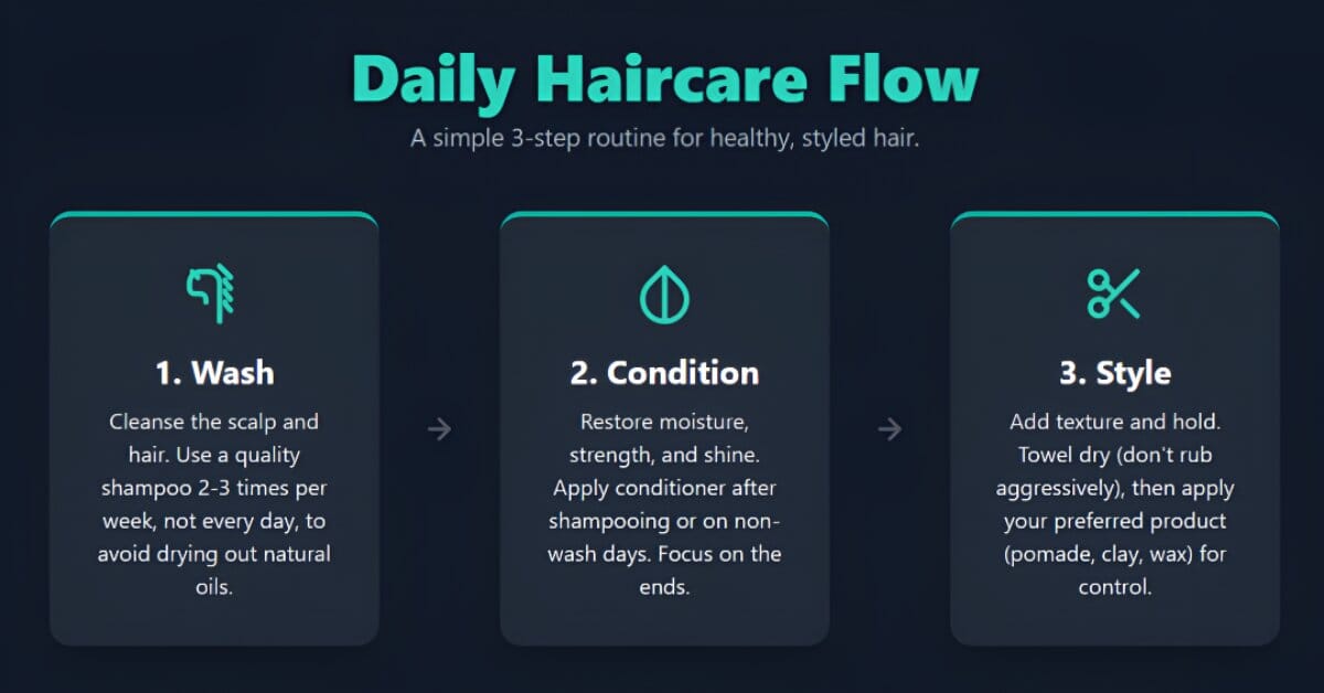 The essential men’s hair Care routine: Step-by-step guide