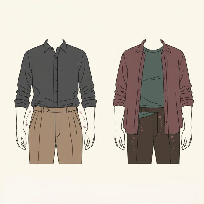 What is a French tuck?
