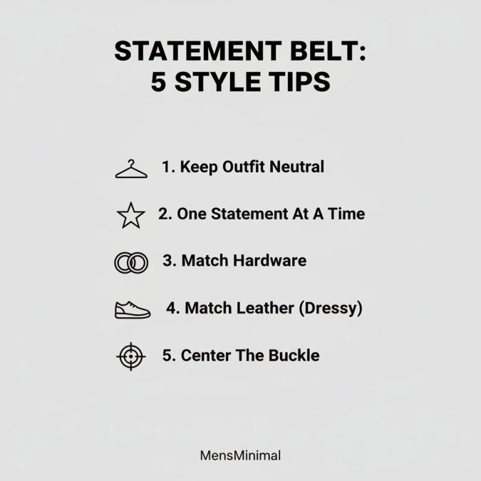 Quick How-To: How to wear a statement belt?