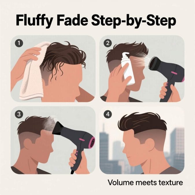 Quick Steps for Fluffy Hair