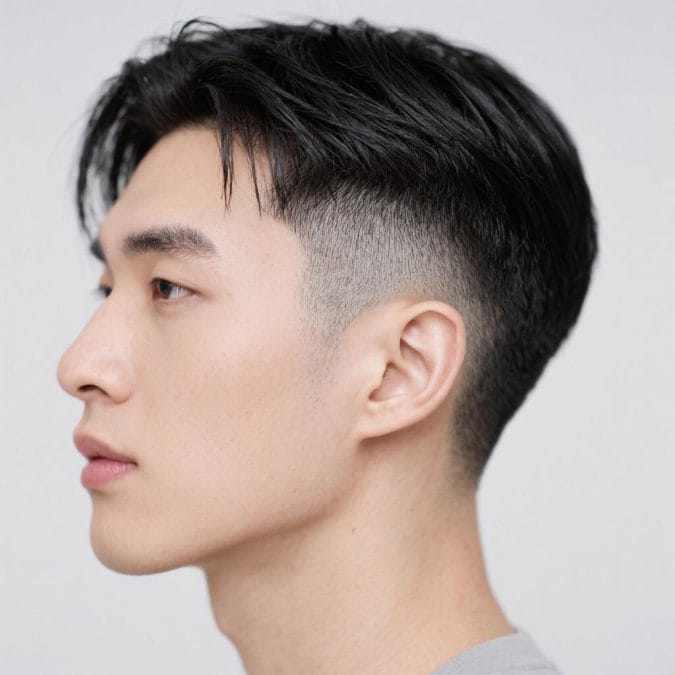 Number 4 Buzz Cut (13 mm) — soft, office‑safe