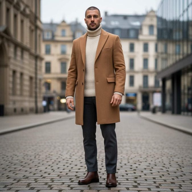 Fall/Winter: old‑money layers, knitwear, structured coats